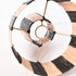 Black Striped Raffia Lamp –  Moroccan Natural TABLE LAMPSHADES